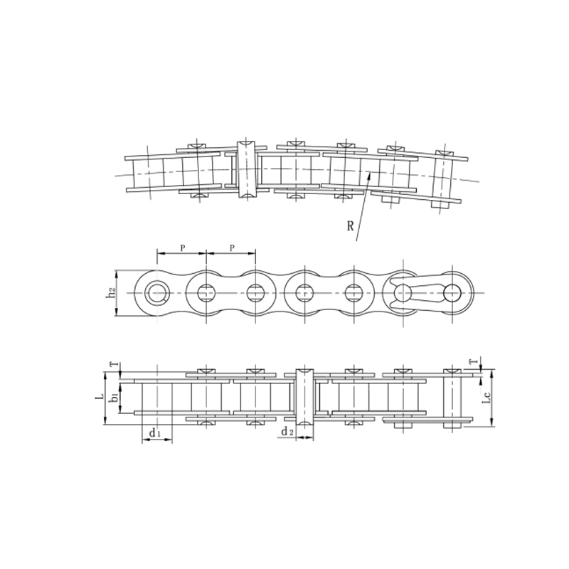 Stabil teljesítményű, tartós oldalsó íjláncok
