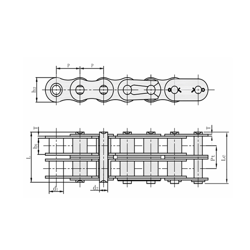 Nagy szakítószilárdságú autóparkolólánc