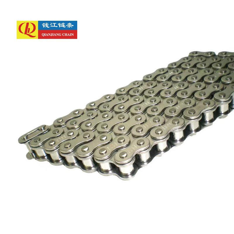 Rozsdamentes acél rövid osztású precíziós görgős láncok