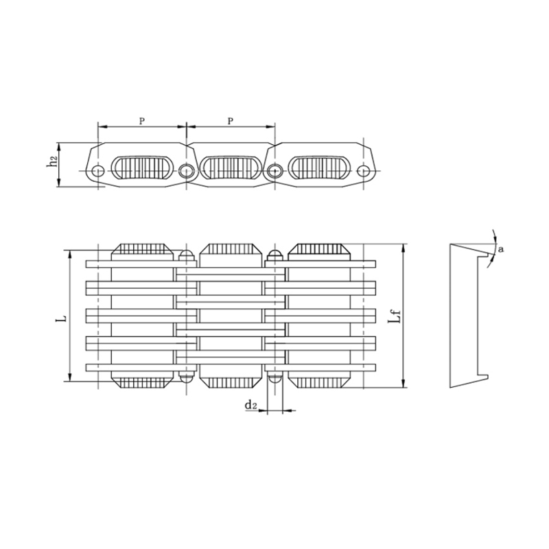 Fokozatmentesen változtatható sebességű PIV láncok csúszószárnyakkal