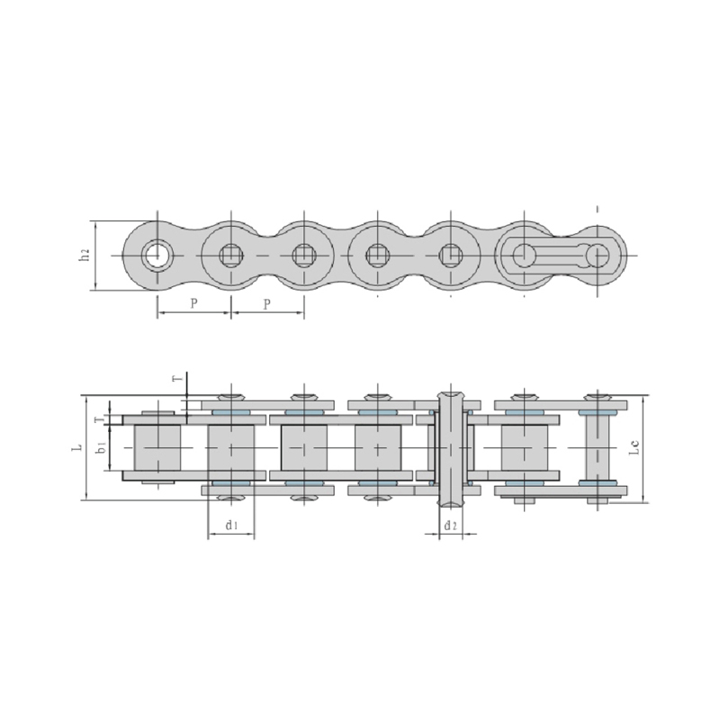 Mechanikus erőátviteli tömített láncok